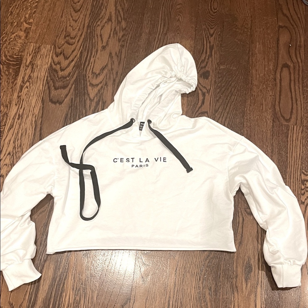 Shein S White Hoodie
